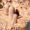 3 Shivling-shaped stones unearthed at Kanpur railway station