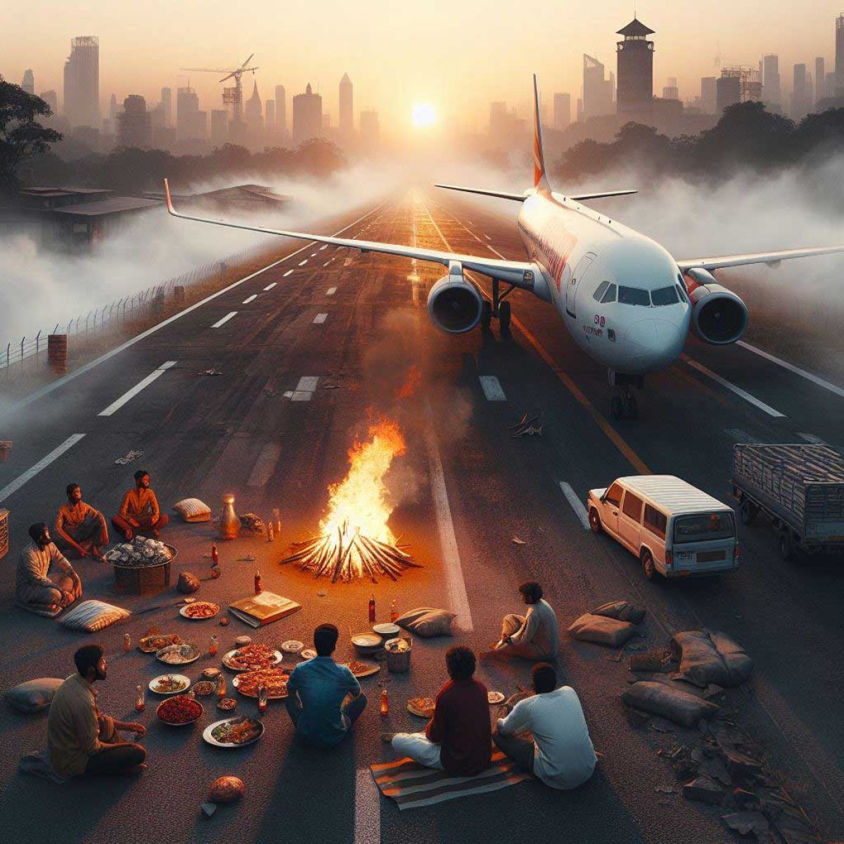 Passengers Eating Dinner on Tarmac: Aviation Authorities Impose a Fine of Rs 1.2 Crore on IndiGo, 90 Lakhs on Mumbai Airport