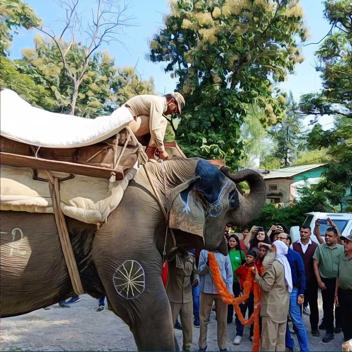 Corbett Park Honors Its Loyal Service Animals: Gomti the Elephant and Brandy the German Shepherd