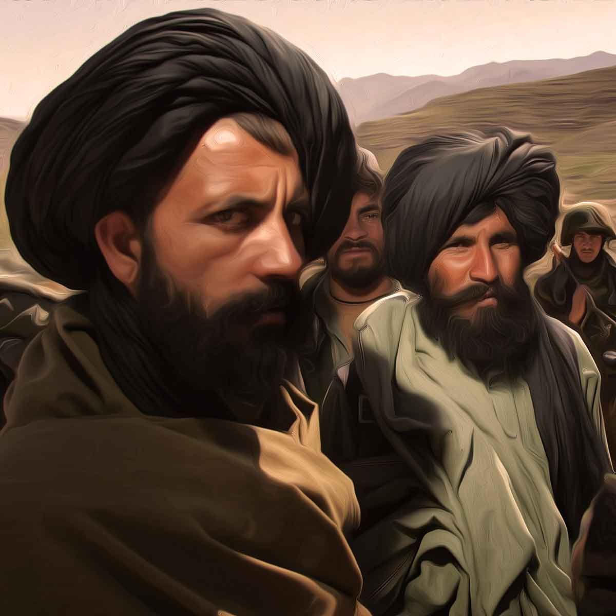 Armed Taliban men dance inside classroom after closing girls’ school