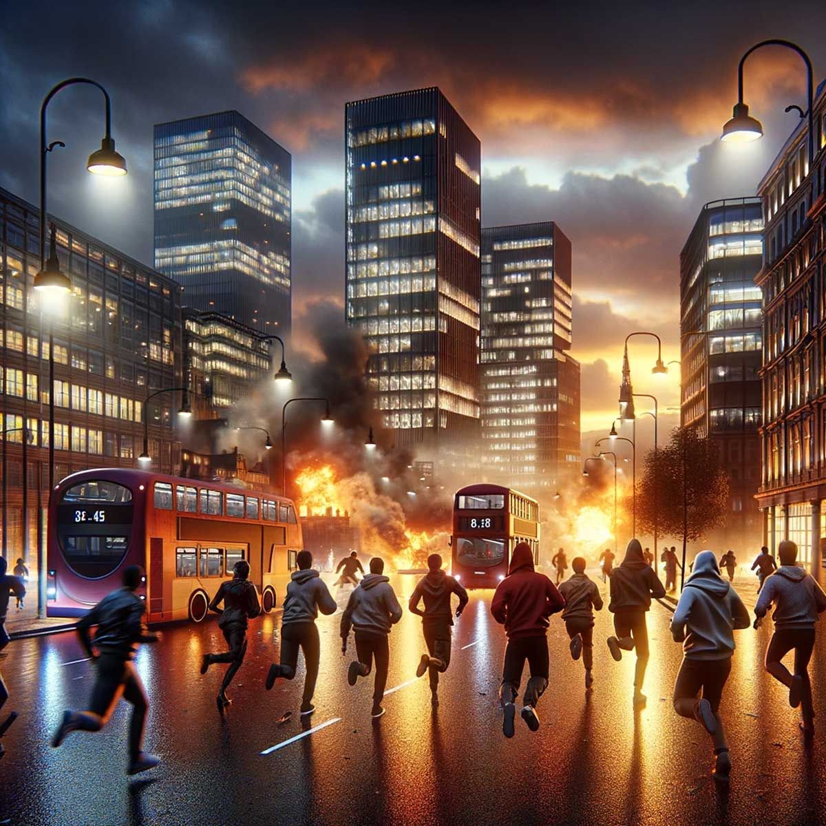 Dublin, Ireland: Angry citizens protest, burn down immigration office after Algerian ‘migrant’ stabs 3 children in a school