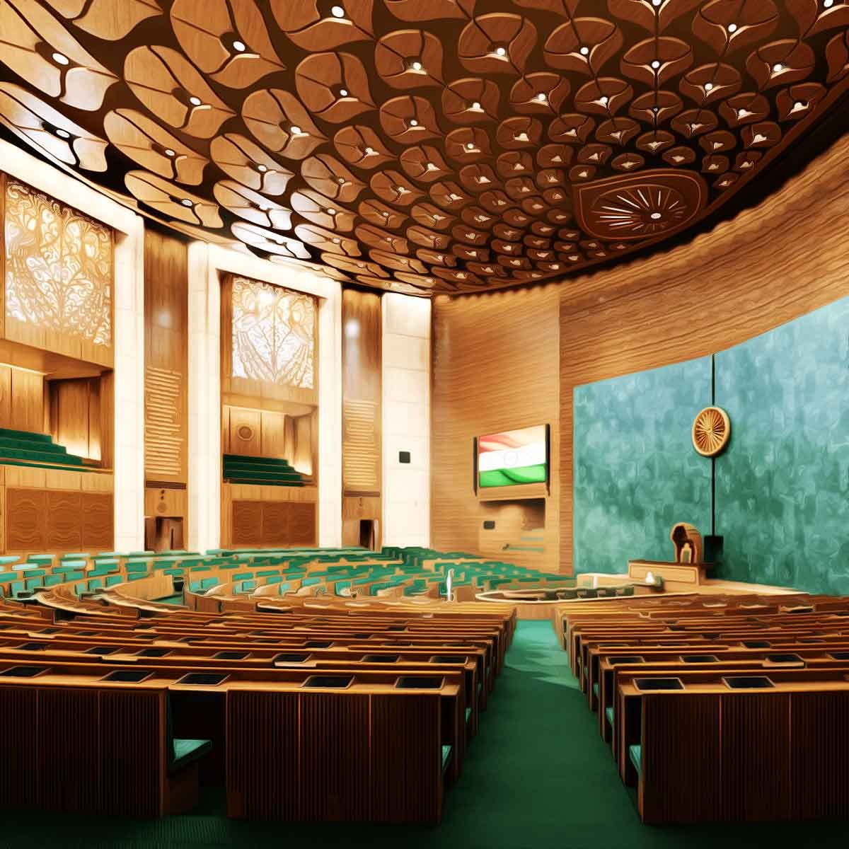 The new Parliament building in New Delhi