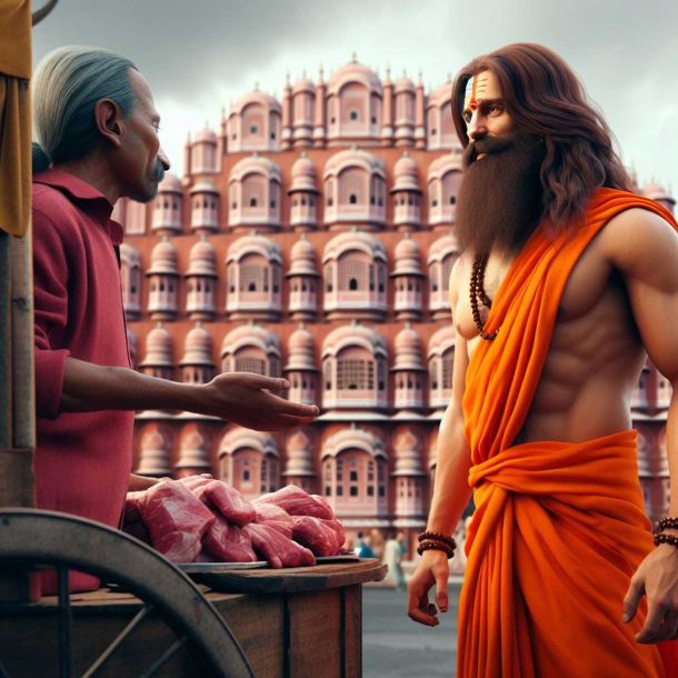 Misinformation spreads as BJP MLA Balmukund Acharya addresses closing illegal meat shops. Accused of 'targeting Muslims,' let's uncover the truth.