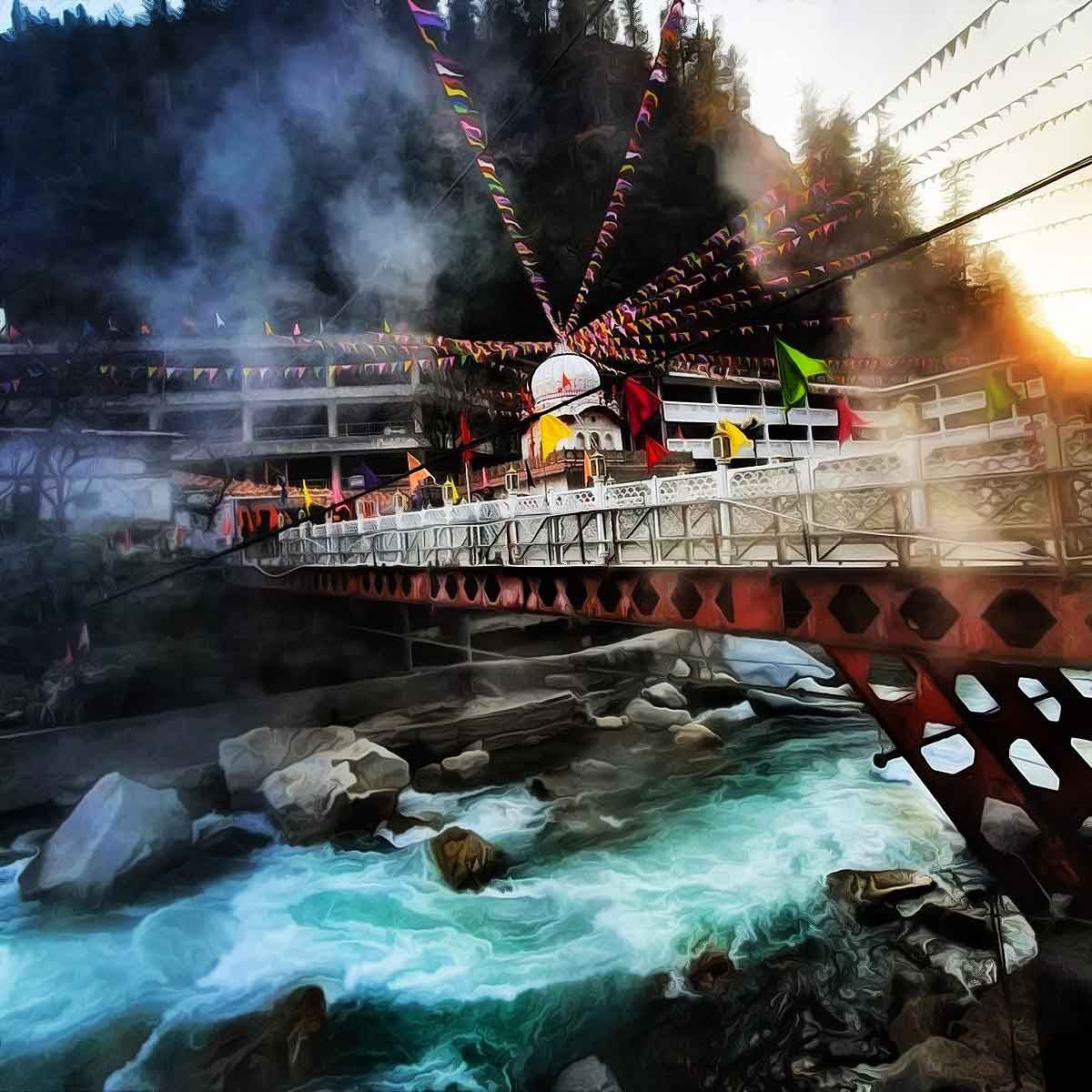 Manikaran Shiva Temple, Parvati Ghati, Himachal Pradesh