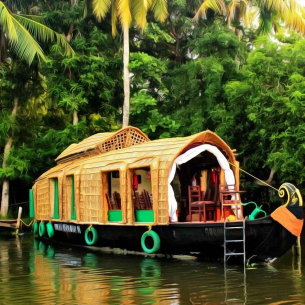 Floating Houses of Alleppey, Kerala