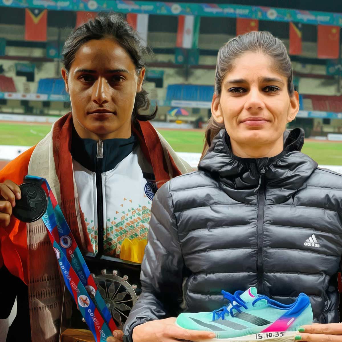 Meerut's Pride: Annu Rani and Parul Choudhary's Stellar Achievements Earn Them DSP Titles