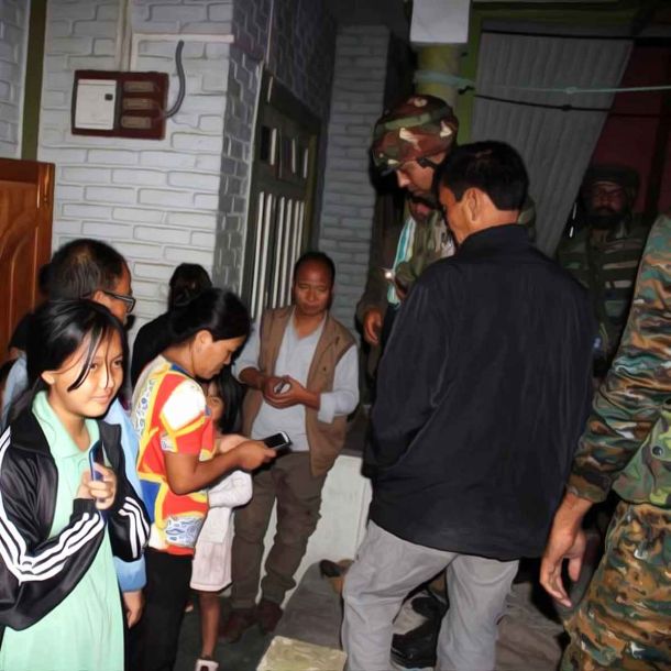Indian Army & Assam Rifles undertook rescue operations to restore law & order in #Manipur.