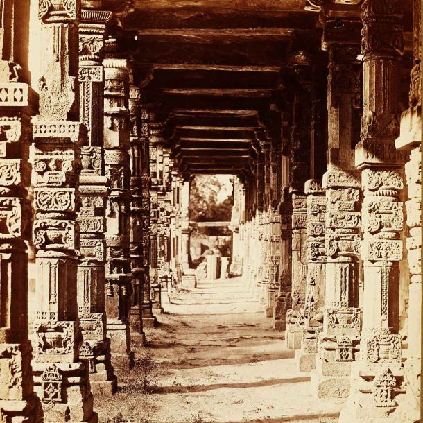 Interior of the Hindoo Temple in Kootub