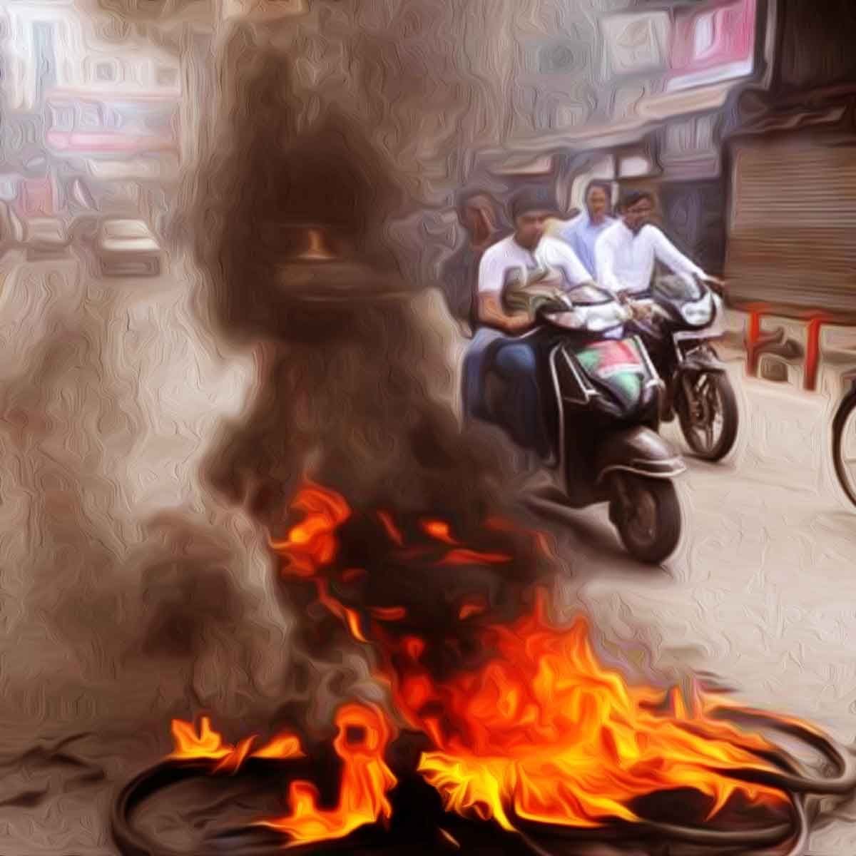 Jharkhand: Violent protests by Islamists in Ranchi over Nupur Sharma’s remarks, city SP injured in stone-pelting