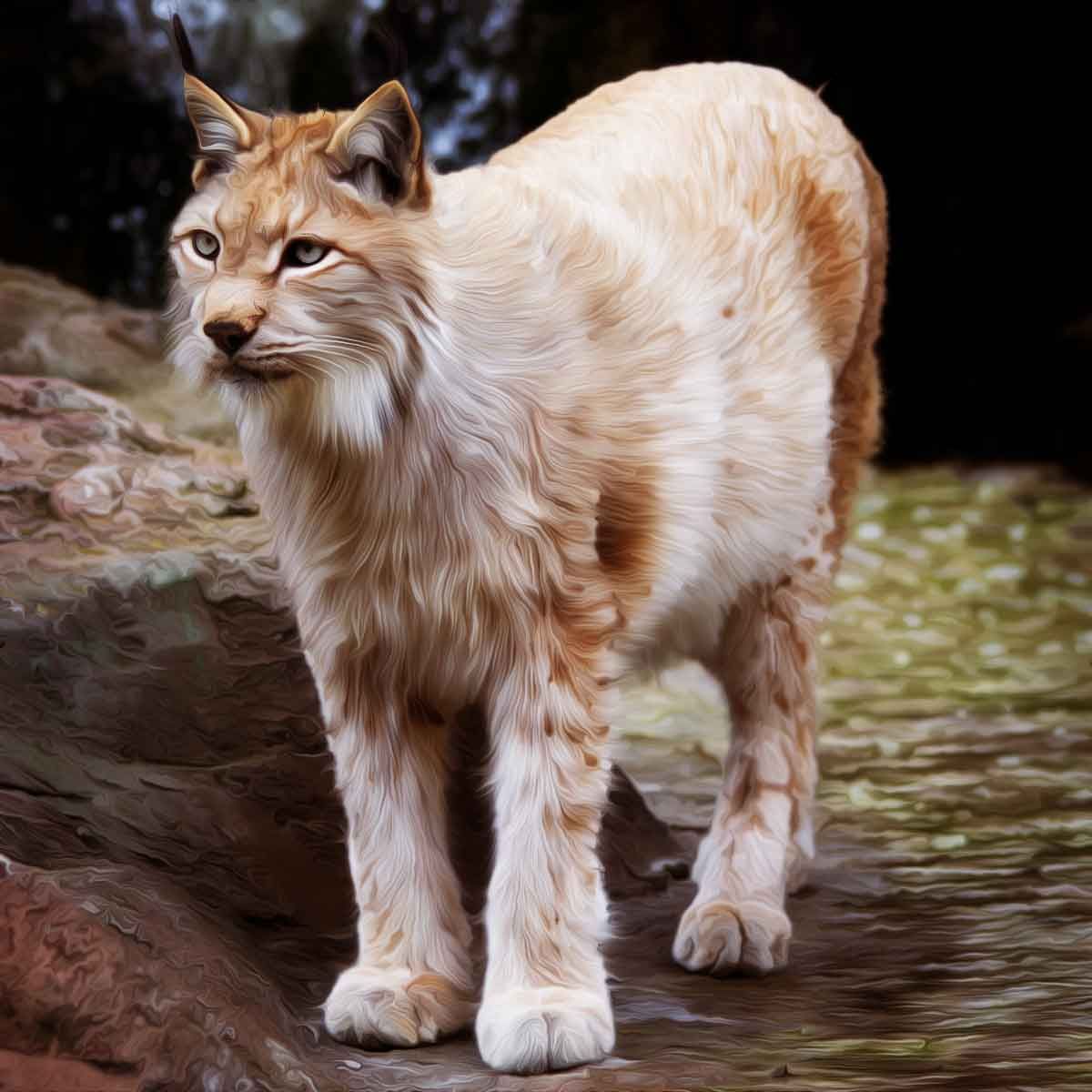 Tibetan Lynx In Ladakh
