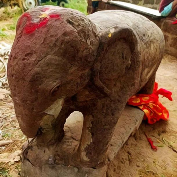 2,300-year-old elephant statue unearthed in Odisha’s Puri district
